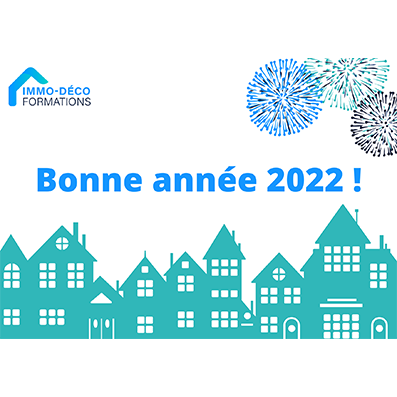 Carte voeux 2022 Immo-deco Formations