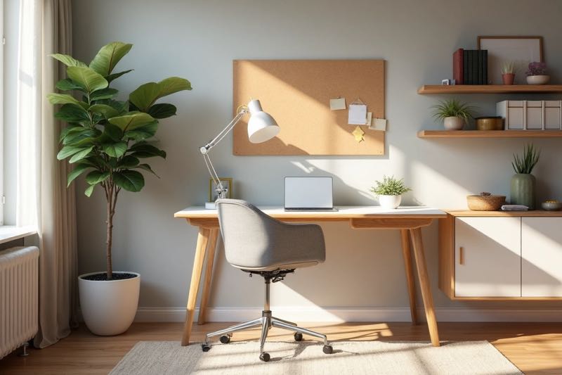 D&eacute;coration bureau t&eacute;l&eacute;travail